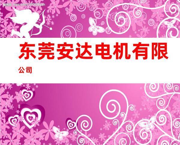东莞安达电机有限公司