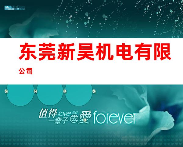 东莞新昊机电有限公司