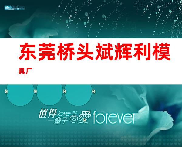 东莞桥头斌辉利模具厂