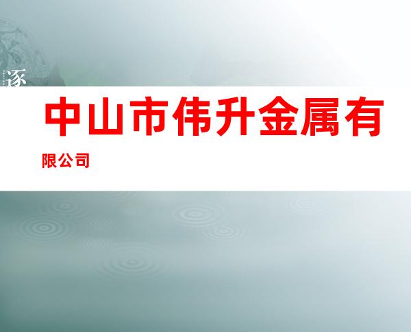 中山市伟升金属有限公司