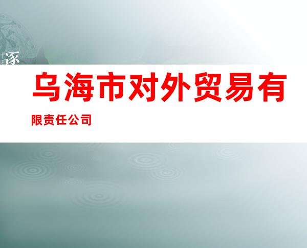 乌海市对外贸易有限责任公司