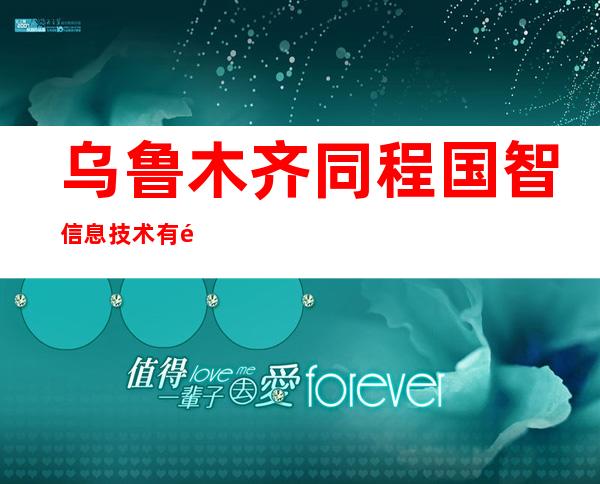 乌鲁木齐同程国智信息技术有限公司