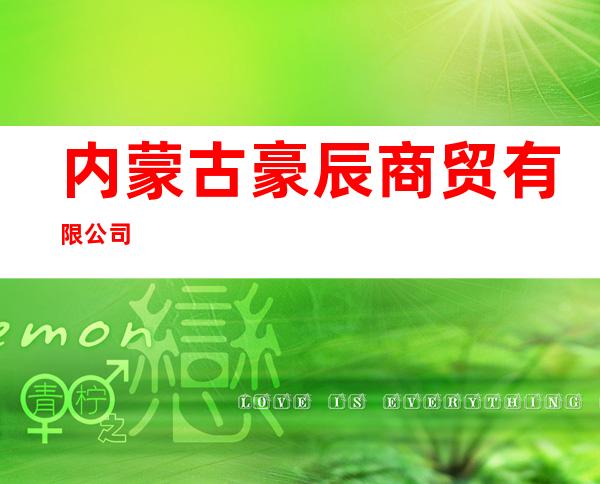 内蒙古豪辰商贸有限公司
