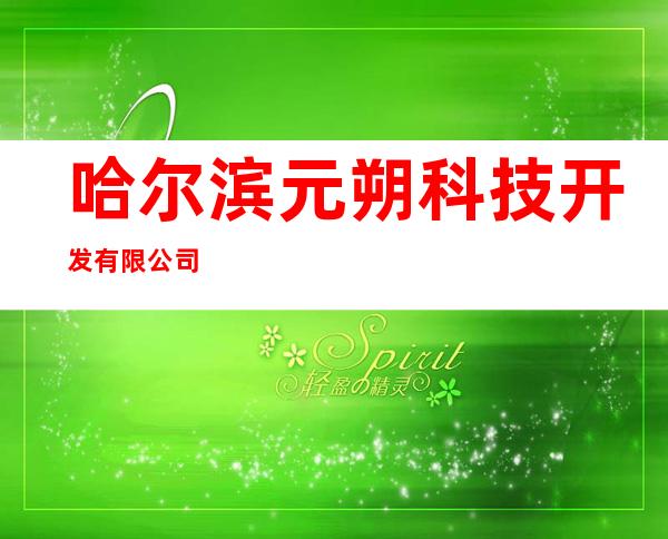 哈尔滨元朔科技开发有限公司