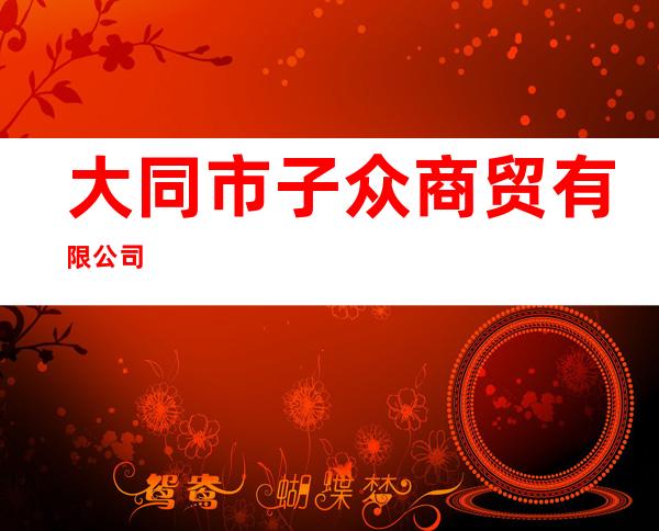 大同市子众商贸有限公司
