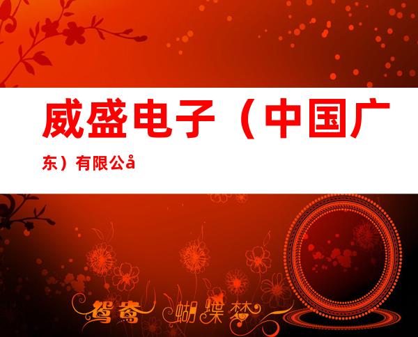 威盛电子（中国广东）有限公司