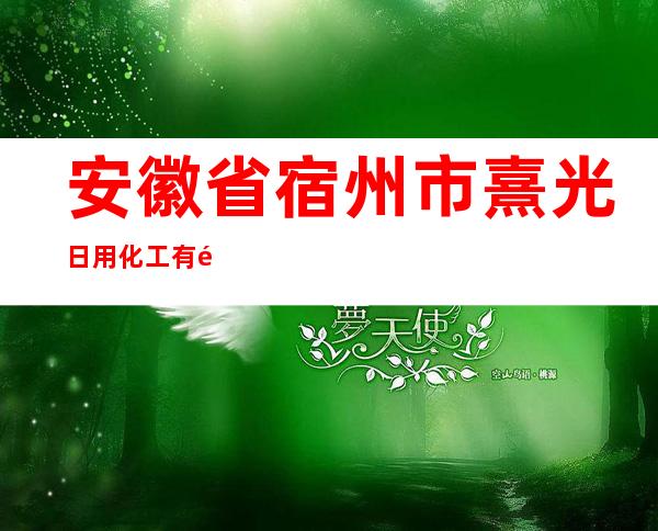 安徽省宿州市熹光日用化工有限公司