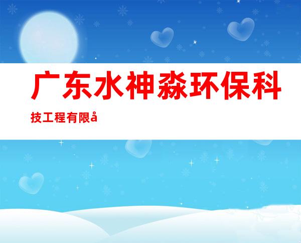 广东水神淼环保科技工程有限公司