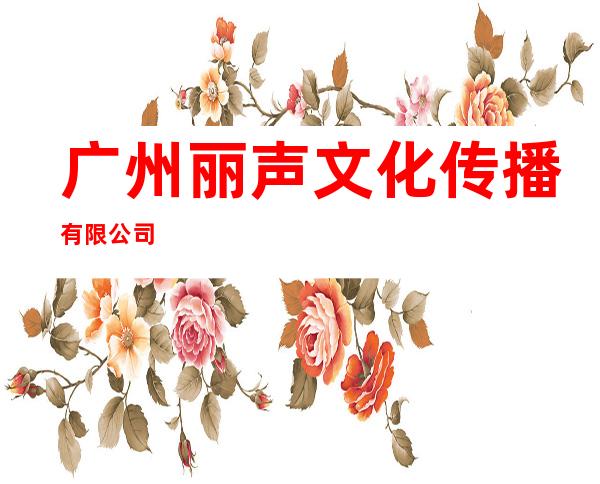 广州丽声文化传播有限公司