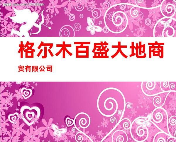 格尔木百盛大地商贸有限公司