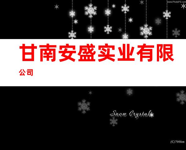 甘南安盛实业有限公司