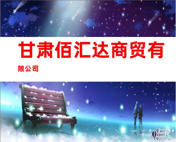 甘肃佰汇达商贸有限公司