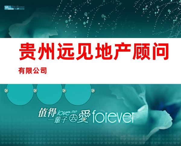贵州远见地产顾问有限公司