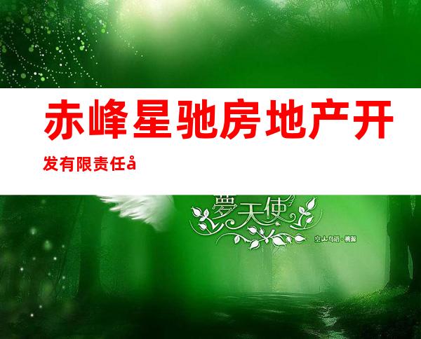 赤峰星驰房地产开发有限责任公司