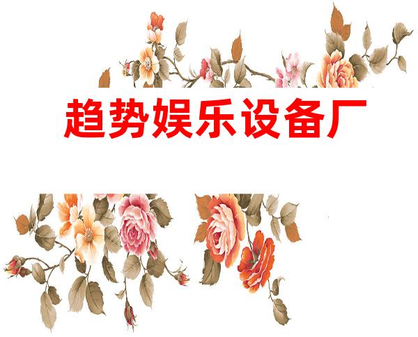 趋势娱乐设备厂