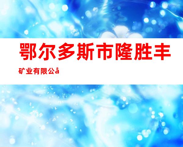 鄂尔多斯市隆胜丰矿业有限公司
