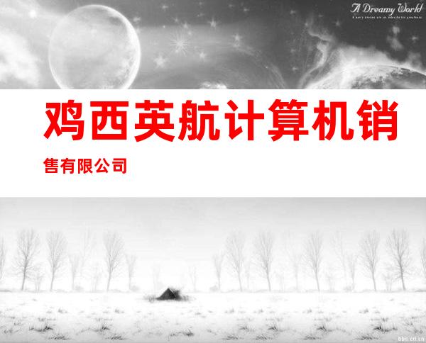 鸡西英航计算机销售有限公司